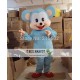 Blue Monkey Adult Mascot Costume Blue Monkey Adult Mascot Costume