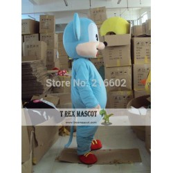 Blue Monkey Adult Mascot Costume