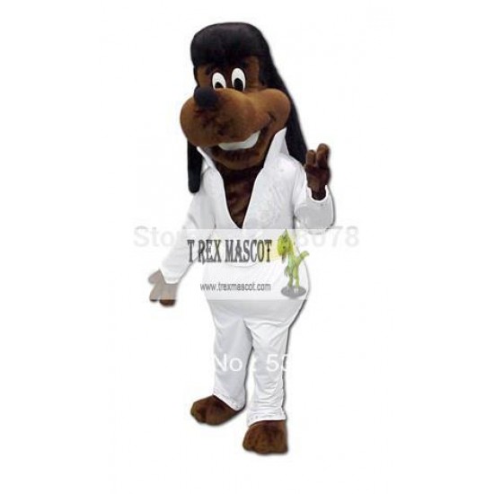 Dark Brown Dog Adult Mascot Costume Dark Brown Dog Adult Mascot Costume