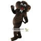 Brown Gopher Mole Mascot Costume Brown Gopher Mole Mascot Costume