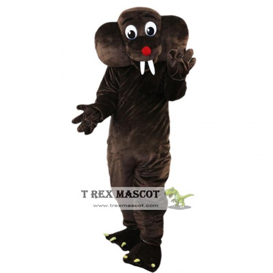 Brown Gopher Mole Mascot Costume Brown Gopher Mole Mascot Costume