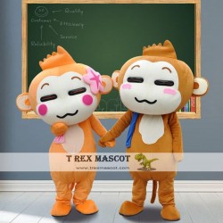 Hip-Hop Monkey Mascot Costumes for Adult