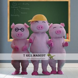 Happy Pig Mascot Costumes for Adult