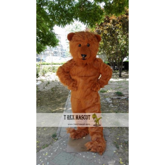Grizzy Bear Mascot Costume Grizzy Bear Mascot Costume