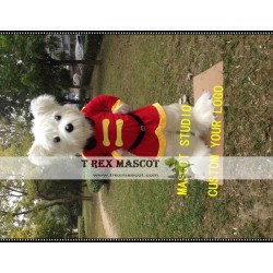 White Bear Mascot Costume Polar Bear Costume