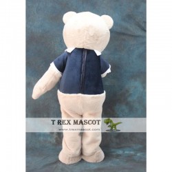 Adult Fur Teddy Bear Mascot Costume