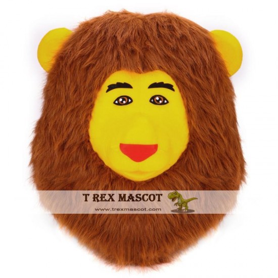 Yellow Lion Mascot Costume Yellow Lion Mascot Costume