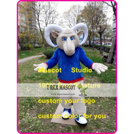 Blue Ram Mascot Costume