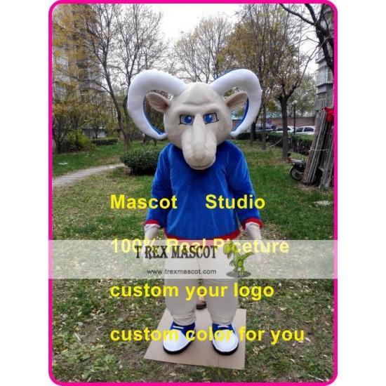 Blue Ram Mascot Costume