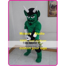 Green Devil Mascot Costume