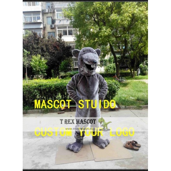 Grey Rat Mouce Mascot Costume Grey Rat Mouce Mascot Costume