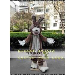 Brown Rabbit Bunny Mascot Costume