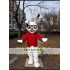 Red Coat Rabbit Mascot Costume