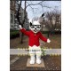 Red Coat Rabbit Mascot Costume