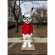 Red Coat Rabbit Mascot Costume