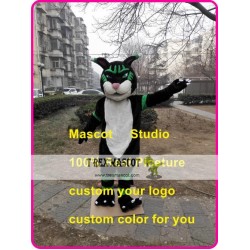 Black Panther Mascot Costume Black Wildcat