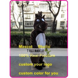 Brown Mustang Mascot Costume Horse