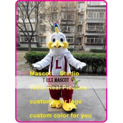 White Cock Mascot Costume Road Runner