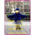 Blue Eagle Mascot Costume Plush Falcon Hawk