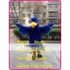 Blue Eagle Mascot Costume Plush Falcon Hawk