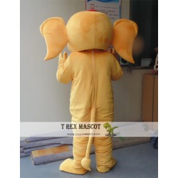 Animal Cartoon Plush Little Yellow Elephant Mascot Costume