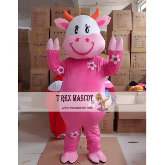 Animal Cartoon Plush Cow Mascot Costume Animal Cartoon Plush Cow Mascot Costume