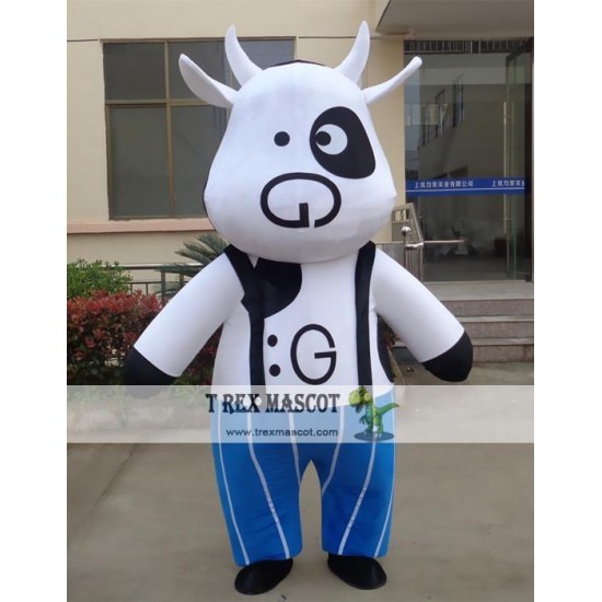 Animal Cartoon Fat Cow Mascot Costume Animal Cartoon Fat Cow Mascot Costume