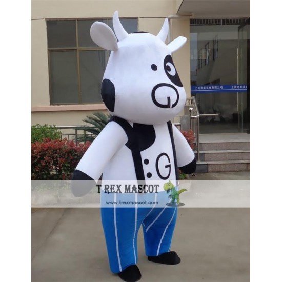 Animal Cartoon Fat Cow Mascot Costume Animal Cartoon Fat Cow Mascot Costume