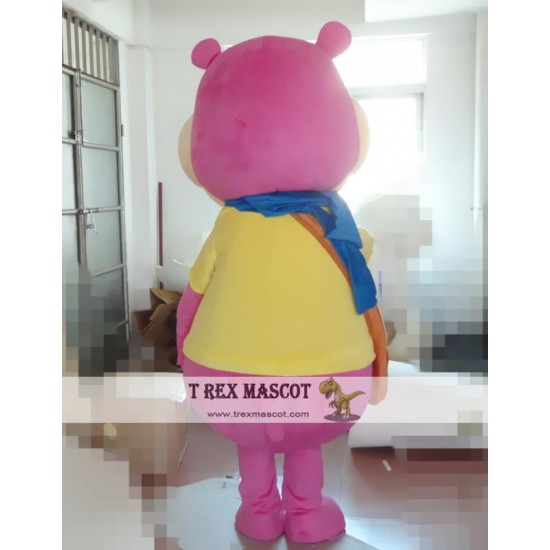 Cosplay Cartoon Animal Purple Hippo Mascot Costume Cosplay Cartoon Animal Purple Hippo Mascot Costume