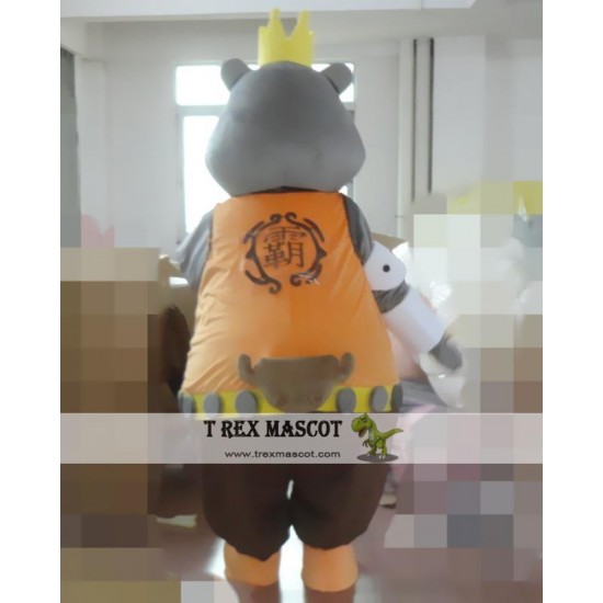 Animal Cosplay Cartoon Hippo Mascot Costume