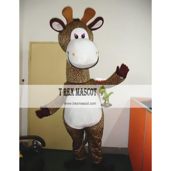 Animal Cartoon Giraffe Mascot Costume