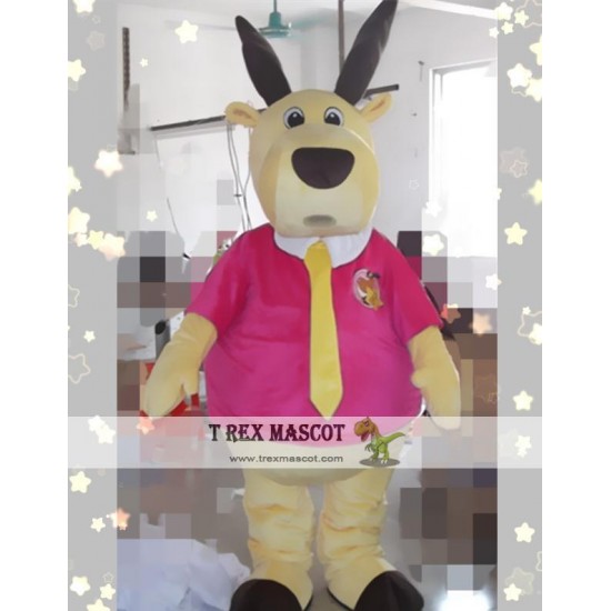 Cartoon Cosplay Animal Tie Deer Mascot Costume Cartoon Cosplay Animal Tie Deer Mascot Costume