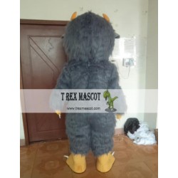 Cartoon Animal Cosplay Plush Long Bison Mascot Costume