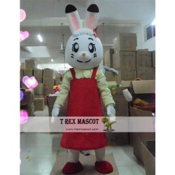 Cartoon Cosplay Red Rabbit Mascot Costume