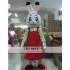 Cartoon Cosplay Red Rabbit Mascot Costume