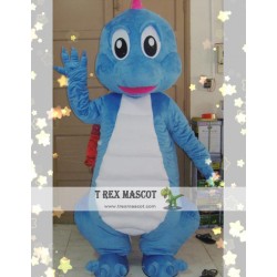 Animal Cartoon Blue Dragon Mascot Costume