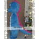 Animal Cartoon Blue Dragon Mascot Costume