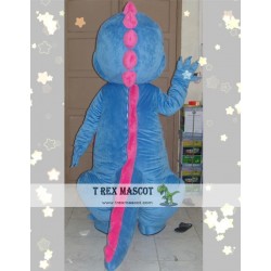 Animal Cartoon Blue Dragon Mascot Costume