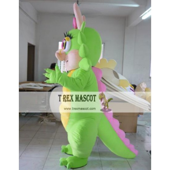 Cartoon Little Dinosaur Dragon Mascot Costume Cartoon Little Dinosaur Dragon Mascot Costume