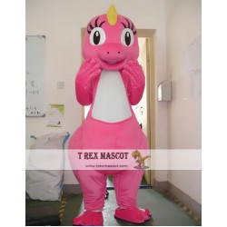 Little Cosplay Cartoon Animal Pink Little Dinosaur Mascot Costume
