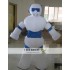 Cartoon White Robot Mascot Costume