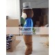 High Hat Squirrel Male Mascot Costume