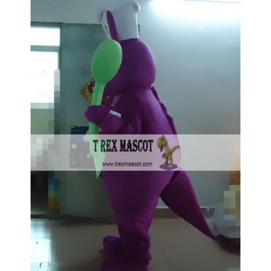 Animal Cartoon Plush Cosplay Purple Kangaroo Mascot Costume