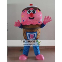 Cartoon Cone Ice Cream Mascot Costume