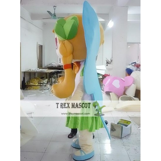 Cartoon Angel Girl Mascot Costume Cartoon Angel Girl Mascot Costume