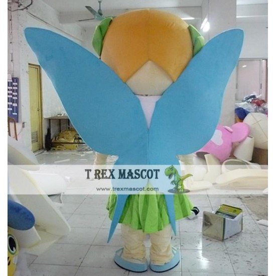 Cartoon Angel Girl Mascot Costume Cartoon Angel Girl Mascot Costume