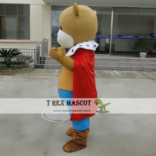 Cartoon Cosplay Bear Prince Mascot Costume Cartoon Cosplay Bear Prince Mascot Costume