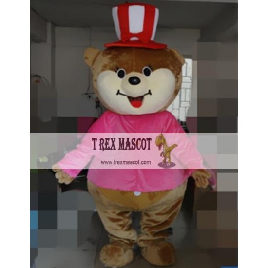 Animal Cartoon Hat Bear Mascot Costume