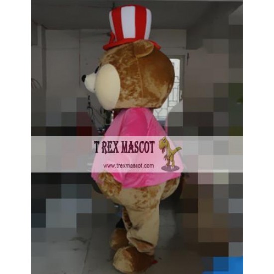 Animal Cartoon Hat Bear Mascot Costume