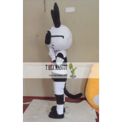 Cartoon Cosplay Black And White Rabbit Mascot Costume